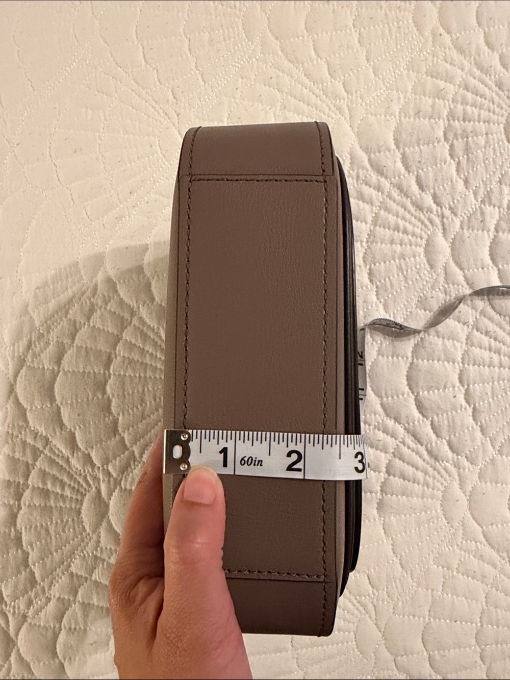 Marc Jacobs Taupe Leather Crossbody Bag - Picture 13 of 13